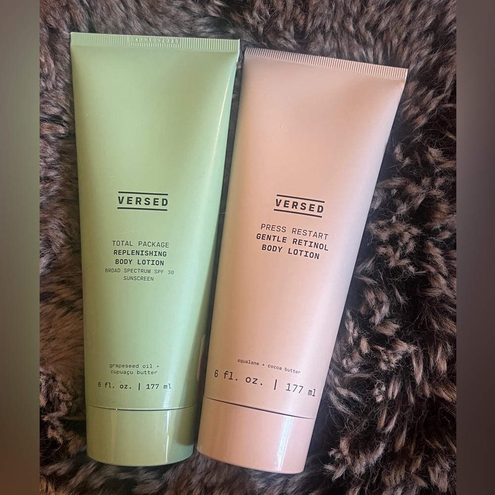 NEW Versed Body Lotion Duo